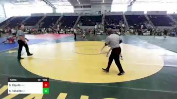 109 lbs Final - Genesis Cejudo, Valiant College Prep vs Kiely Tabaldo, Bay Area Dragons