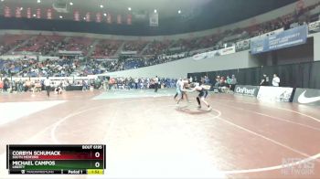 6A-182 lbs Champ. Round 2 - Michael Campos, Liberty vs Corbyn Schumack, South Medford