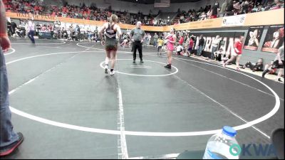 117 lbs Rr Rnd 3 - Hannah Woods, Duncan Demon Wrestling vs Rowdie Peck, Hinton Takedown Club