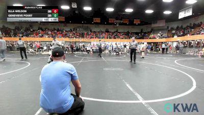 46 lbs Rr Rnd 3 - Ella Weldon, Shelton Wrestling Academy vs Genevieve Foust, Shelton Wrestling Academy