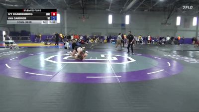 110 lbs Cons. Semi - Ivy Brandenburg, Unattached vs Ava Gardner, Wartburg