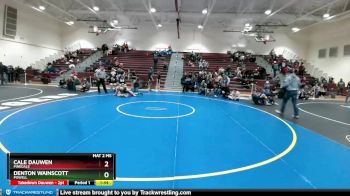 182 lbs Quarterfinal - Denton Wainscott, Powell vs Cale Dauwen, Pinedale