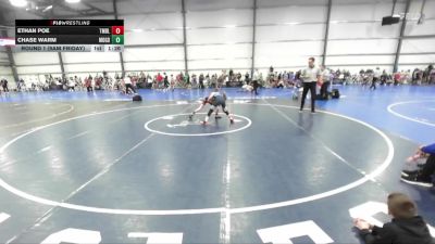 84 lbs Round 1 (9am Friday) - Ethan Poe, Gotcha Blue vs Chase Warm, Maryland Gold
