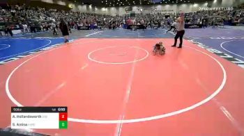 50 lbs Round Of 16 - Aubriella Hollandsworth, GGB Ohio vs Scarlett Amina, Elite Wrestling