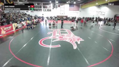 56 lbs Semifinal - Paul Casas, Engage vs Christian Valdivia, TOTAL KAOS