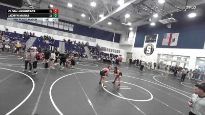 145 lbs 3rd Place Match - Jazmyn Matias, Santa Ana vs Olivia Lavanderos, Santa Ana