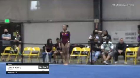 Lana Navarro - Floor, Gliders - 2021 Region 1 Women's Championships