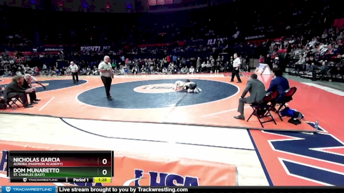 3A 113 lbs 1st Place Match - Dom Munaretto, St. Charles (East) vs ...