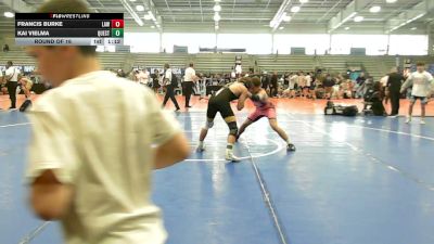 145 lbs Round Of 16 - FRANCIS Burke, LAW Blue - HSB vs Kai Vielma, Quest School Of Wrestling Black - HSB