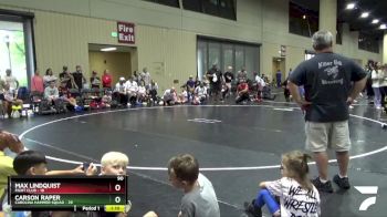 90 lbs Semis & Wb (16 Team) - Max Lindquist, Fight Club vs Carson Raper, Carolina Hammer Squad