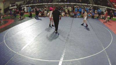 98 lbs Quarters - Weston Ekle, Alaska vs Emmitt Nolte, Nevada