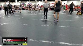 215 lbs Round 1 (6 Team) - Evan Newman, EsteBoyz Shadow Strikers vs Nico Gonzalez, Validus WC