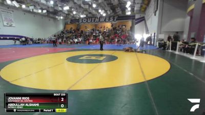 113 Boys Cons. Round 2 - Jovanni Rios, Southwest (El Centro) vs Abdullah Alshami, Patrick Henry