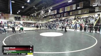 190 lbs Cons. Round 4 - Ryan Bushnell, Riverside Poly vs Mason Walsh, Carlsbad