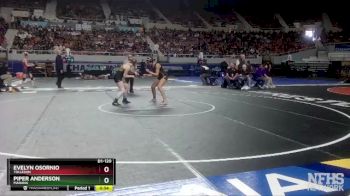 D1-120 lbs Cons. Round 2 - Evelyn Osornio, Tolleson vs Piper Anderson, Marana