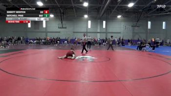 133 lbs Cons. Round 1 - Emmitt Newton, Coe vs Mitchell Pins, Wartburg