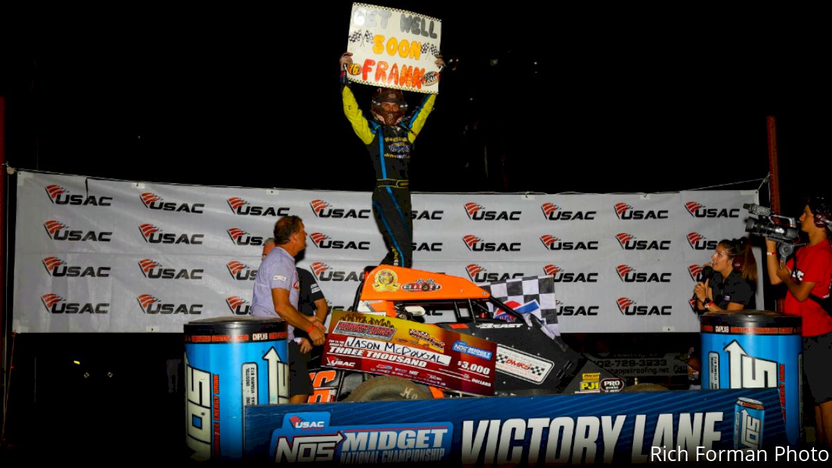 McDougal Checks Off First USAC Midget Win at Jeff. Co.