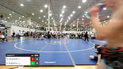 115 lbs Consi Of 4 - Gabe Campanelli, Kraken Red vs Dario Guglielmo, Prime Wrestling Club Black