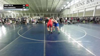 190+ Quarterfinal - Larry Afu Jr., American Fork vs Max Stanworth, Glenns Ferry Wrestling Club