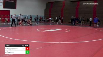 141 lbs Consi Of 4 - Vince Napolitana, Spartan Combat RTC vs James Ryan, Gannon - Unatt