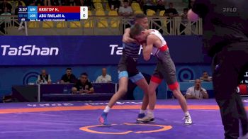 48 kg 1/8 Final - Nikolai Kristov, Individual Neutral Athletes vs Amro Abu-rmilah, Jordan