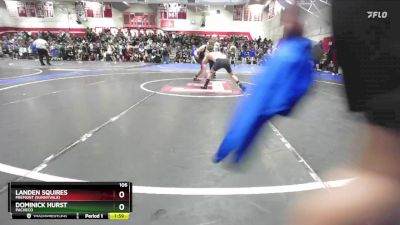 106 lbs Quarterfinal - Landen Squires, Fremont (Sunnyvale) vs Dominick Hurst, Pacheco