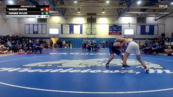 175 lbs 1st Place Match - Garner Taylor, Ocean Springs vs Robert Martin, Vancleave High School