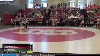 106 lbs Quarterfinal - Cole Gumlick, Lakeway Christian Academy vs Bo Dominguez, Battle Ground Academy