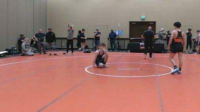 132 lbs Cons. Semis - Gryphon Foster, Titletown Fight Club vs Chad Votta, Headhunters Wrestling Club