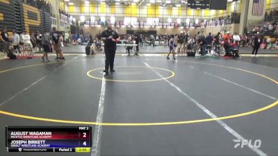 93 lbs Round 3 - August Wagaman, Pack732 Wrestling Academy vs Joseph Birkett, Sebolt Wrestling Academy