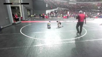 65 lbs Cons. Round 3 - Adelyn Kazik, West De Pere Wrestling Club vs Chloe Malke, Coleman Youth Wrestling