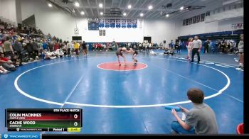 106 lbs 5th Place Match - Colin MacInnes, Castle View vs Cache Wood, Sheridan