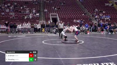 189 lbs Round Of 16 - Landon Erdman, Huntingdon Area vs Connor Smalley, Notre Dame - Green Pond