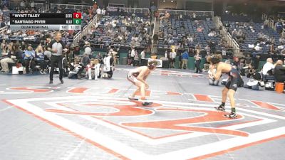 1A/2A 106 Quarterfinal - Santiago Piver, American Leadership Academy - Johnston vs Wyatt Tilley, South Stokes