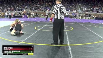 D3-175 lbs Cons. Round 2 - Zac Dykes, Armada HS vs Maximus Goethals, Kingsley Area HS