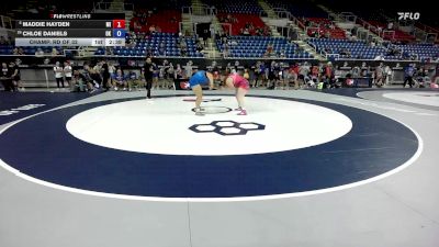 170 lbs Champ. Rd Of 32 - Maddie Hayden, MI vs Chloe Daniels, OK