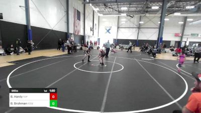 98 lbs Rr Rnd 2 - Braxten Hardy, Top Fuelers WC vs Brantlee Brohman, Roseburg Mat Club
