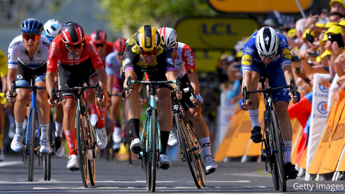 Wout Van Aert Wins Wind Whipped Stage 10