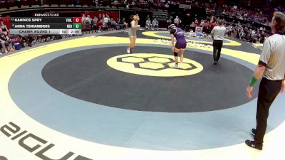 G-115 lbs Champ. Round 1 - Kandice Spry, G-Tri-Valley vs Anna Tsirambidis, G-No. Royalton