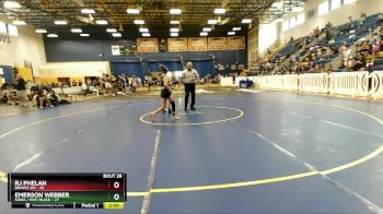 106 lbs Round 7 (8 Team) - Emerson Webber, SOWA / HWC BLACK vs RJ Phelan, Braves WC