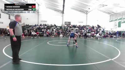 144 lbs Semifinal - Rowan Bodden, Foran vs Nicholas McKeown, Notre Dame-West Haven