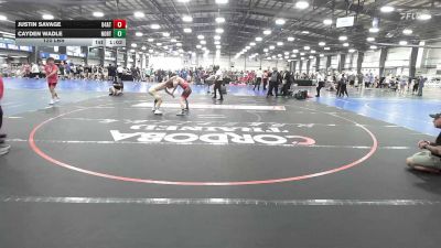 120 lbs Rr Rnd 3 - Justin Savage, 84 Athletes Red - HSB vs Cayden Wadle, North Hunterdon - HSB