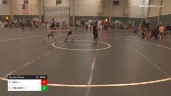 52 lbs Quarterfinal - Ryker Silva, Fremont Wrestling Club vs Beckett Robinson, Elm Creek Wrestling Club