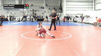 106 lbs Consi Of 128 #2 - Brody Merritt, CT vs Sawyer Smith, NH