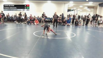 65 lbs Consi Of 16 #1 - Louis Milgrim, NY vs Kainoa Sheldahl, CA