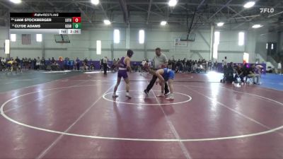 133 lbs Champ. Round 2 - Liam Stockberger, Luther vs Clyde Adams, University Of The Ozarks