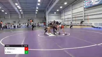 132 lbs Prelims - Kyler Henderson, WY vs Dawson Miller, PA