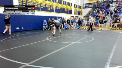 112 lbs Champ. Round 1 - Carolina McClain, TRINITY HS (Washington) vs Naomi Blanke, Upper Saint Clair Hs
