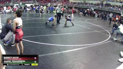 95 lbs Champ. Round 1 - Gabriel Penaherrera, Junior Titans Wrestling Club vs Barrett McCoy, Bennington Wrestling Club