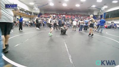 73 lbs Semifinal - Maddox Golden, Team Nomad vs Cyrus Baker, Harrah Little League Wrestling